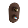 Baril Pressure balanced shower valve with 3-way diverter (without handle)