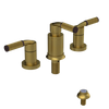 Rubinet Bidet Fitting with Spray, Diverter, and Vacum Breaker (Less Drain) Antique Brass Matt