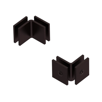 Rubinet 90 Glass to Glass Open Face Oil Rubbed Bronze