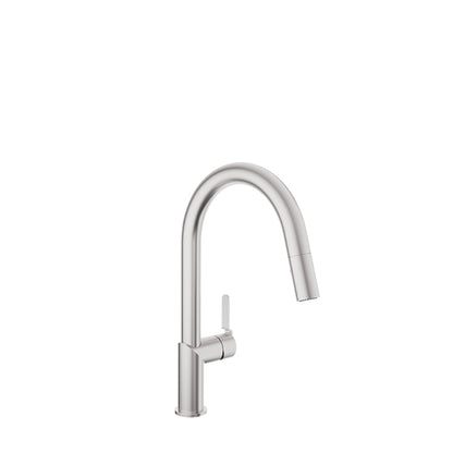 Baril Single-hole kitchen faucet with 2-function pull-down spray