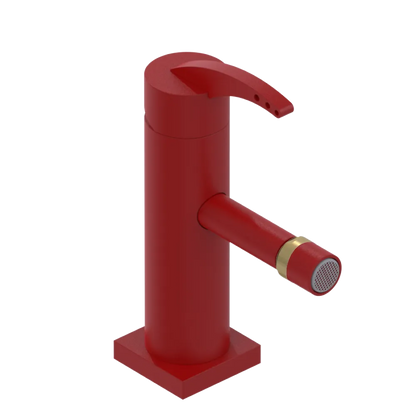 Rubinet Single Control Bidet Fitting (less drain) Maroon