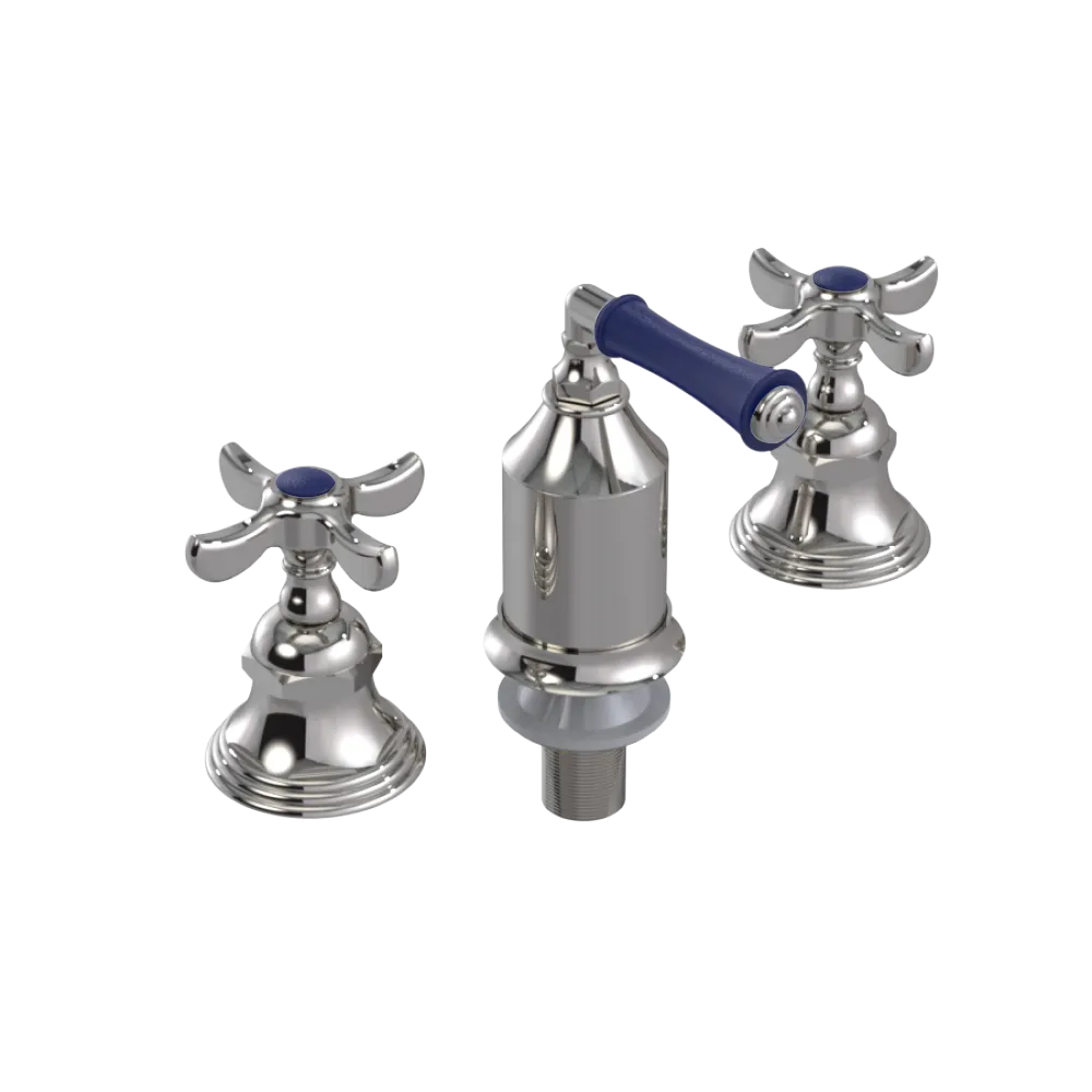Rubinet Bidet Fitting with Spray, Diverter, and Vacum Breaker (Less Drain) Polished Nickel