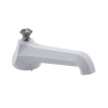 Rubinet Tub Filler Spout Deck Mount Matt White