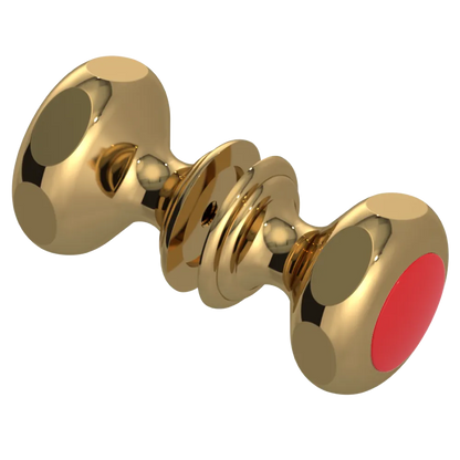 Rubinet Shower Door Knob (set) Gold