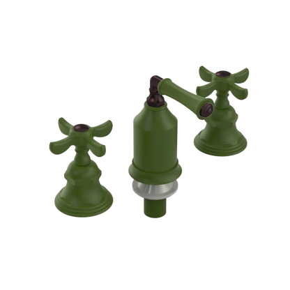 Rubinet Bidet Fitting with Spray, Diverter, and Vacum Breaker (Less Drain) Green Envy