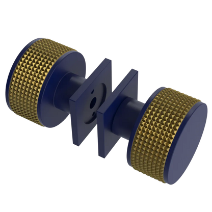 Rubinet Shower Door Knob (set) Midnight Blue