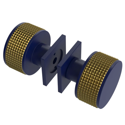 Rubinet Shower Door Knob (set) Midnight Blue