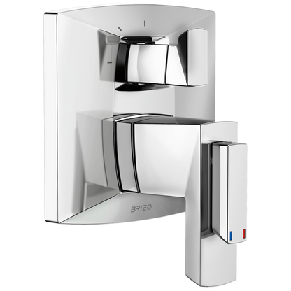 Brizo Tempassure Thermostatic Valve With Integrated 3 Function Diverter Trim
