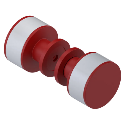 Rubinet Shower Door Knob (set) Maroon