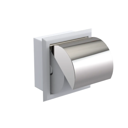 Rubinet RECESSED TOILET PAPER HOLDER White