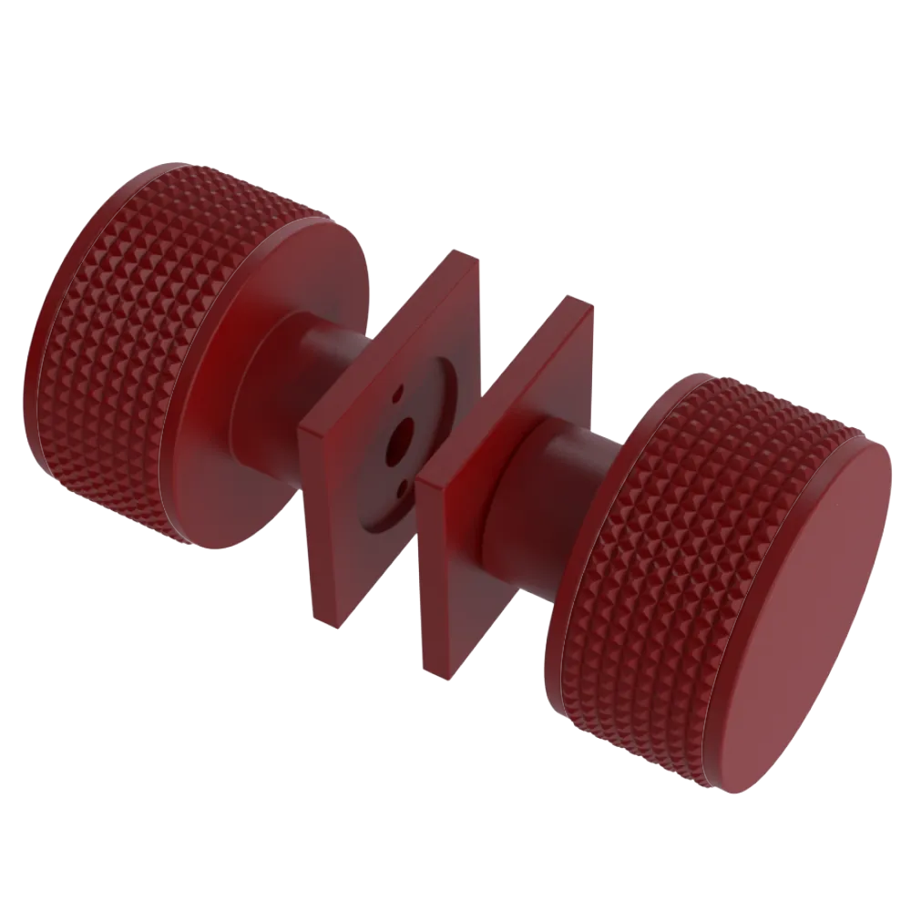 Rubinet Shower Door Knob (set) Maroon