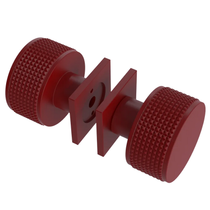 Rubinet Shower Door Knob (set) Maroon