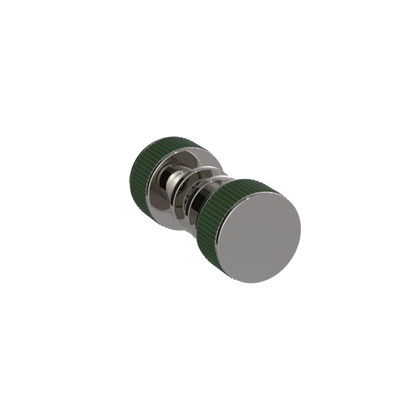 Rubinet Shower Door Knob (set) Polished Nickel