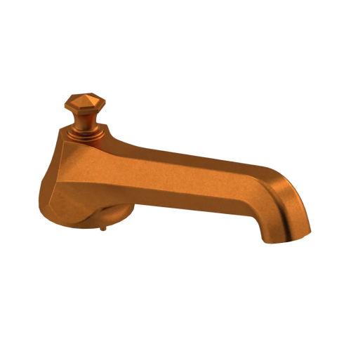 Rubinet Tub Filler Spout Deck Mount Antique Copper Matt