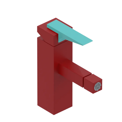 Rubinet Single Control Bidet Fitting (less drain) Maroon