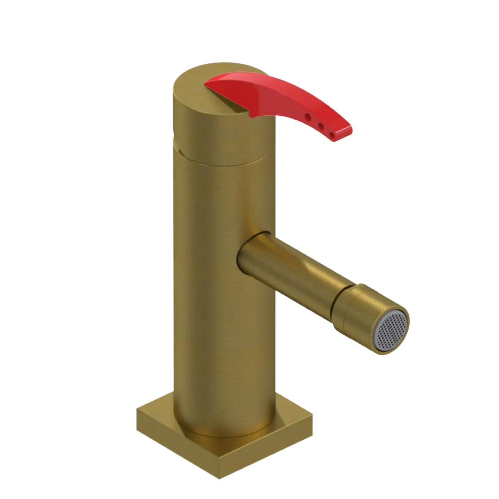 Rubinet Single Control Bidet Fitting (less drain) Antique Brass Matt