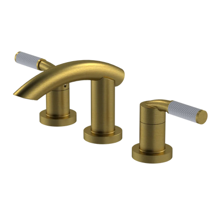 Rubinet Widespread Lav. Set. (less drain) Antique Brass Matt