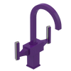 Rubinet Single Hole Dual Handle Lav. Set. (less drain) Purple Haze