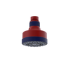 Rubinet 3 FUNCTION SHOWER HEAD Maroon