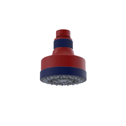 Rubinet 3 FUNCTION SHOWER HEAD Maroon