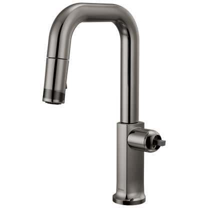 Brizo Pull Down Prep Faucet With Square Spout Less Handle
