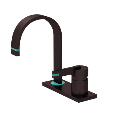 Rubinet 4" Centre Single Control Lav. Set (less drain) Oil Rubbed Bronze