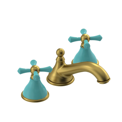 Rubinet Widespread Lav. Set. (less drain) Antique Brass Matt