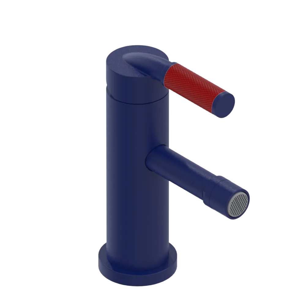 Rubinet Single Control Bidet Fitting (less drain) Midnight Blue