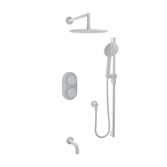 Baril Complete thermostatic pressure balanced shower kit without handle