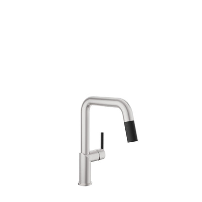 Baril Single-hole kitchen faucet with 2-function pull-down spray