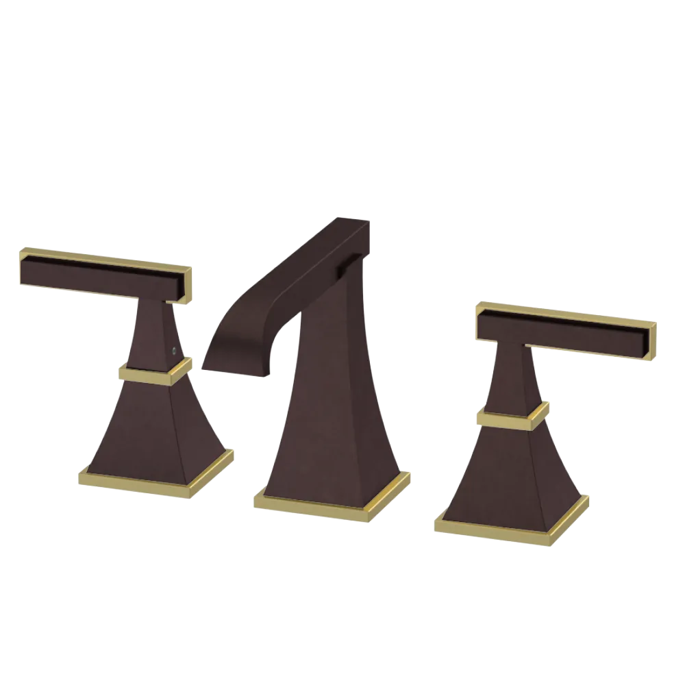 Rubinet Widespread Lav. Set. (less drain) Oil Rubbed Bronze