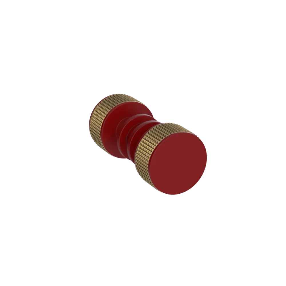 Rubinet Shower Door Knob (set) Maroon