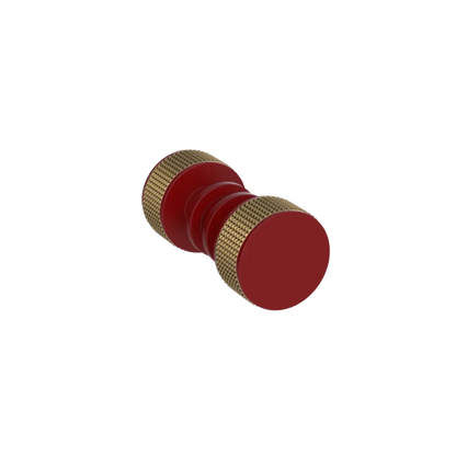 Rubinet Shower Door Knob (set) Maroon
