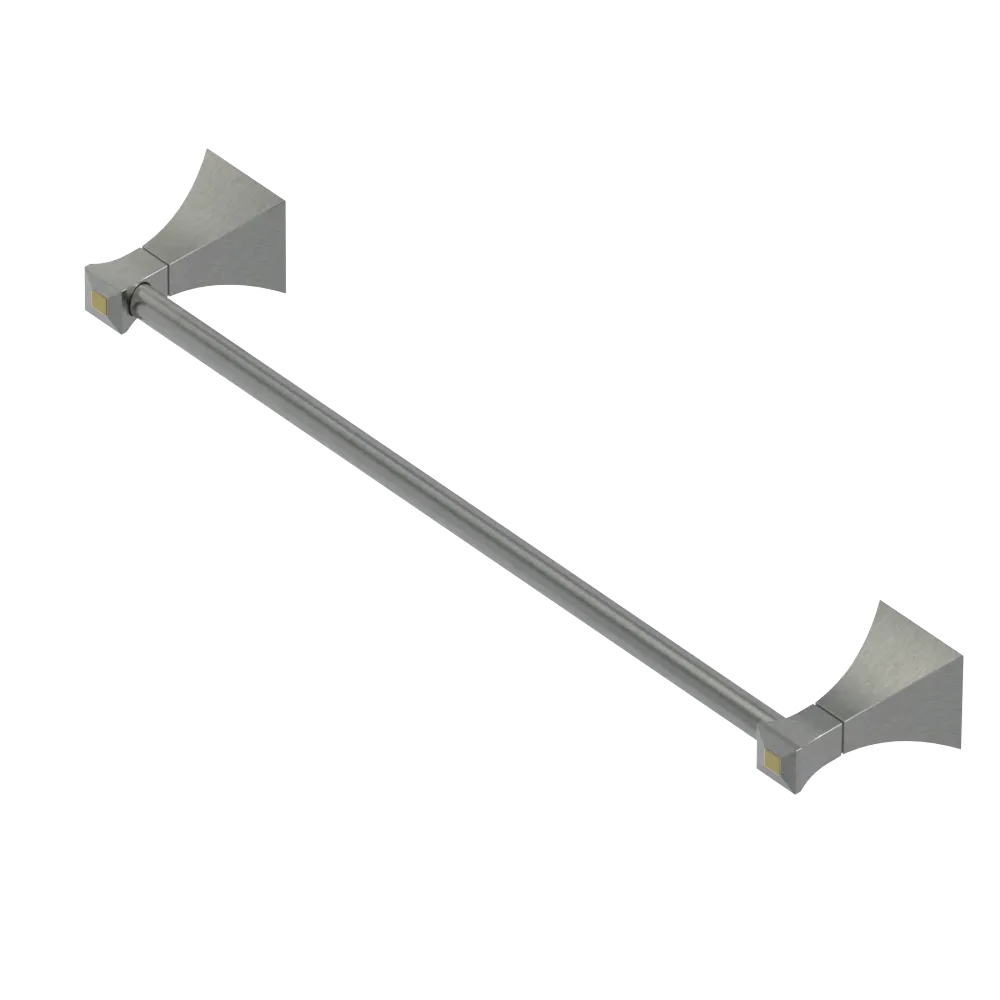 Rubinet Towel Bar 18" Satin Nickel