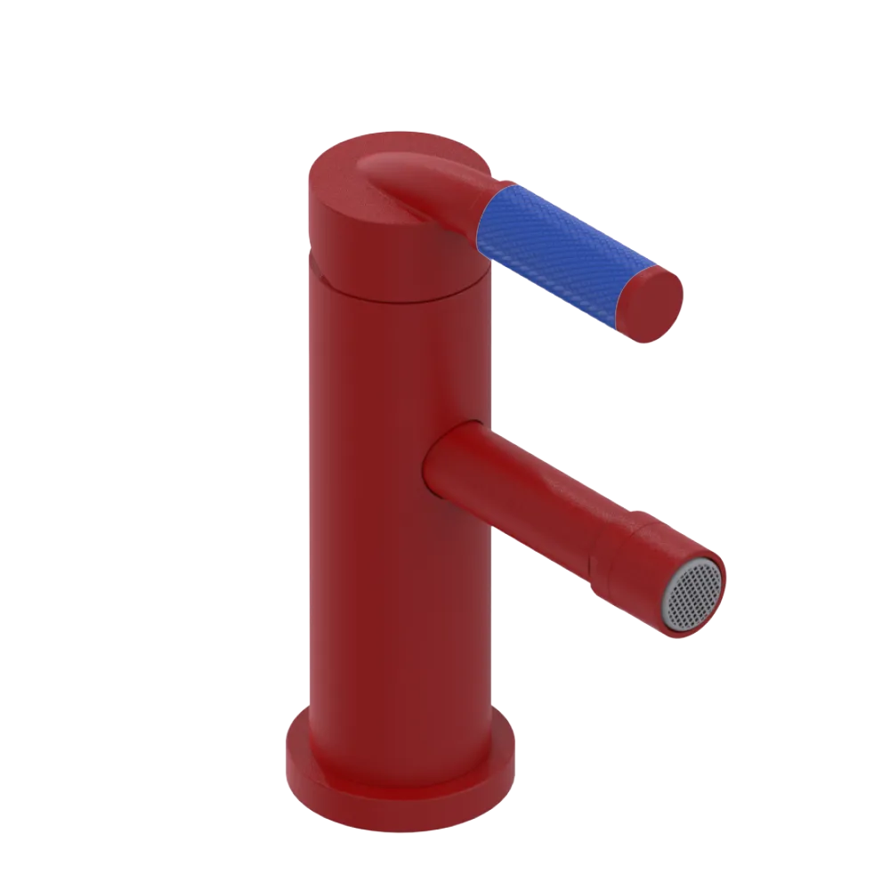 Rubinet Single Control Bidet Fitting (less drain) Maroon