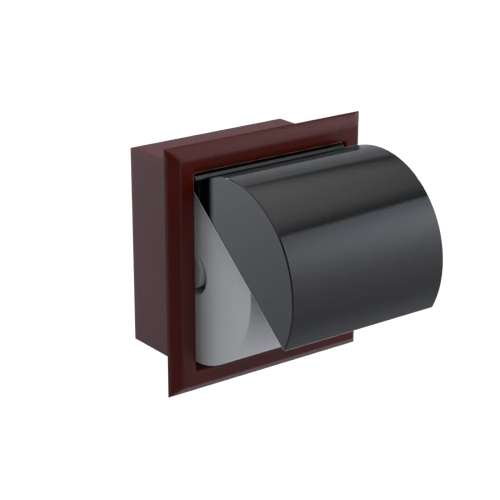 Rubinet RECESSED TOILET PAPER HOLDER Bordeaux