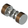 Rubinet Shower Door Knob (set) Satin Nickel