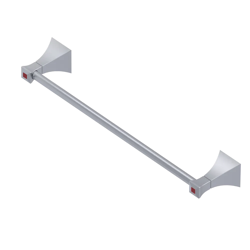 Rubinet Towel Bar 18" Satin Chrome