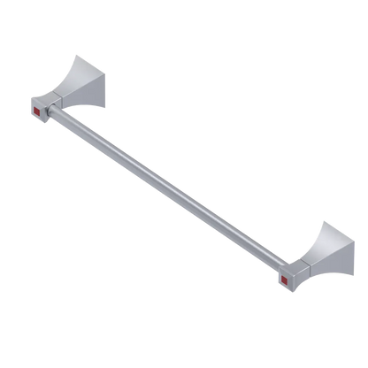 Rubinet Towel Bar 18" Satin Chrome