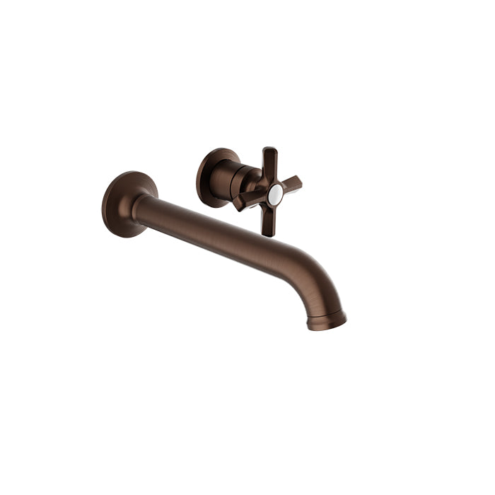 Baril Single lever wall-mounted lavatory faucet, drain not included