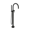 Baril Floor-mounted tub filler with hand shower
