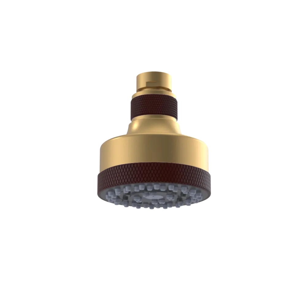 Rubinet 3 FUNCTION SHOWER HEAD Satin Gold