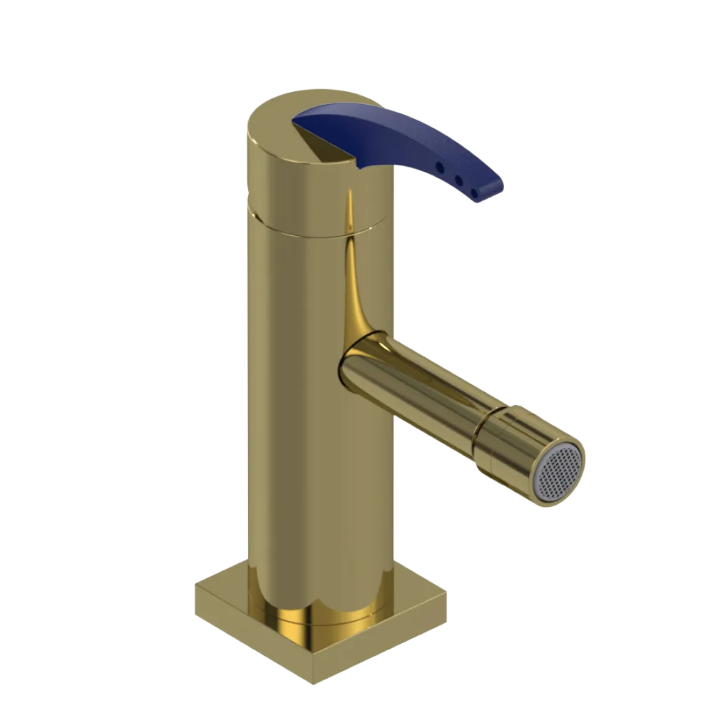 Rubinet Single Control Bidet Fitting (less drain) Natural Brass