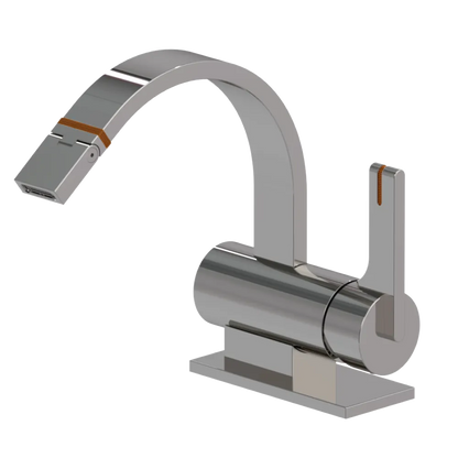 Rubinet Single Control Bidet Fitting (less drain) Polished Nickel