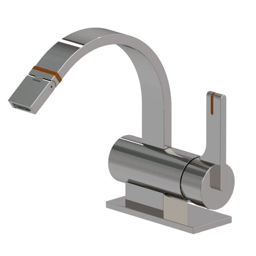 Rubinet Single Control Bidet Fitting (less drain) Polished Nickel