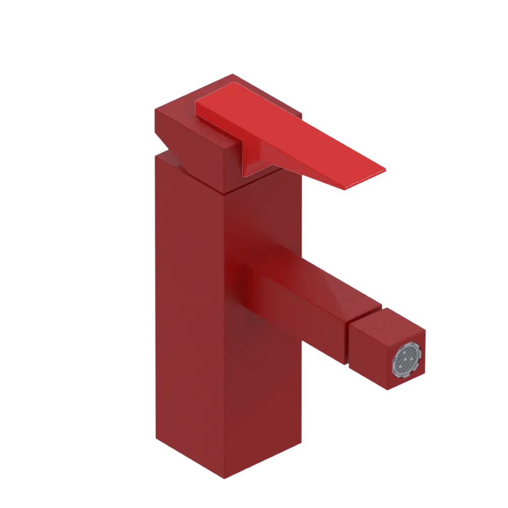 Rubinet Single Control Bidet Fitting (less drain) Maroon