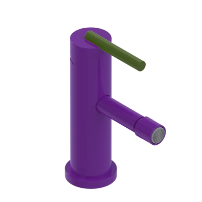 Rubinet Single Control Bidet Fitting (less drain) Purple Haze