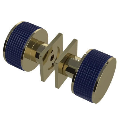 Rubinet Shower Door Knob (set) Natural Brass