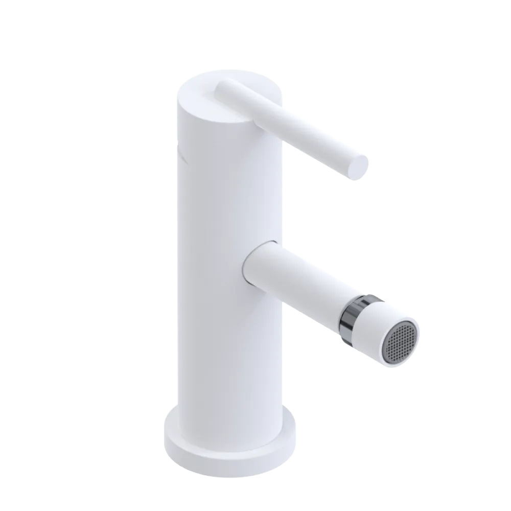 Rubinet Single Control Bidet Fitting (less drain) Matt White