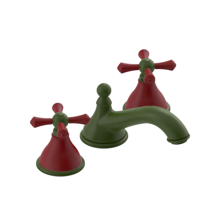 Rubinet Widespread Lav. Set. (less drain) Green Envy